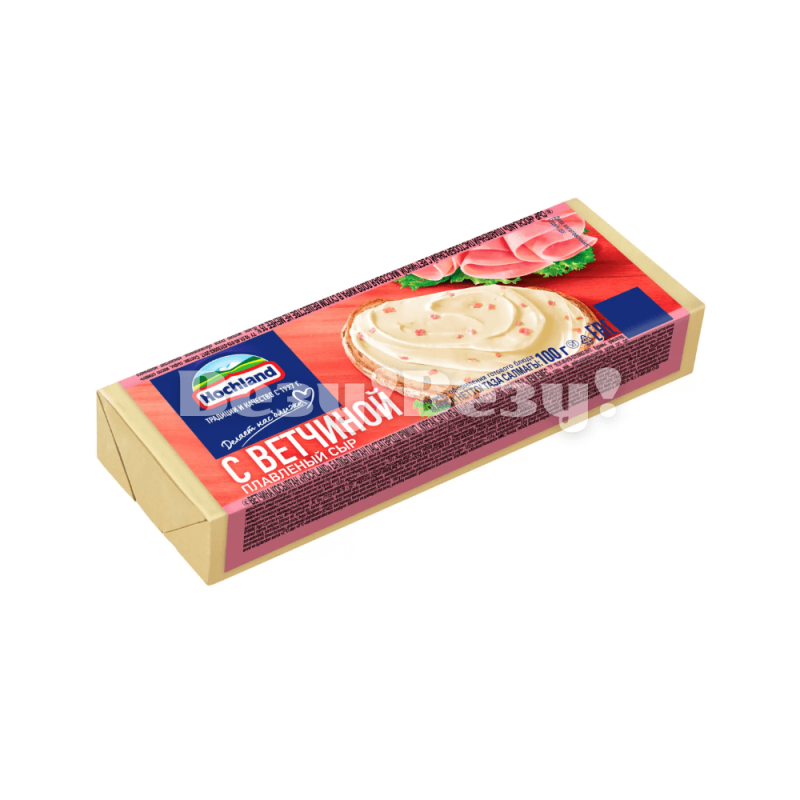 Плавленый сыр Hochland с ветчиной,