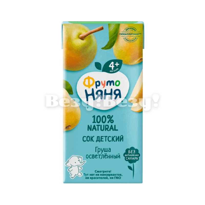 фруто няня сок грушевый