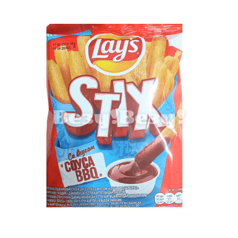 Чипсы Лейз Стикс соус барбекю  50г