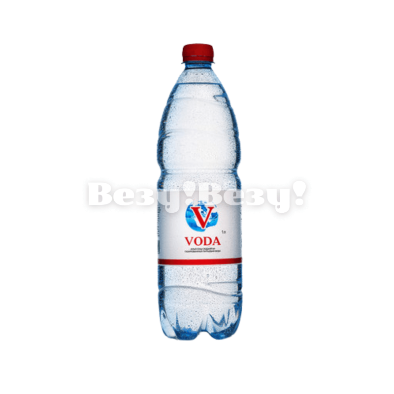 Вода питьевая газированная VODA 1л