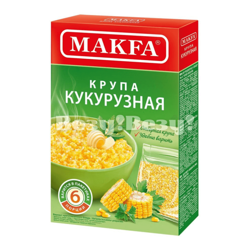 Кукурузная крупа в пакетиках