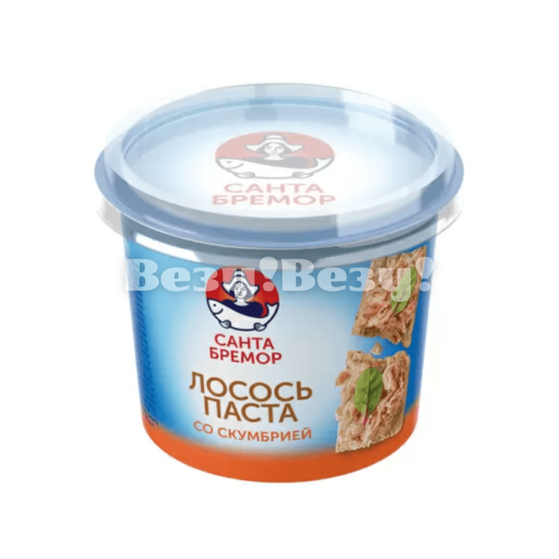Паста Санта Бремор со скумбрией и лососем 140г