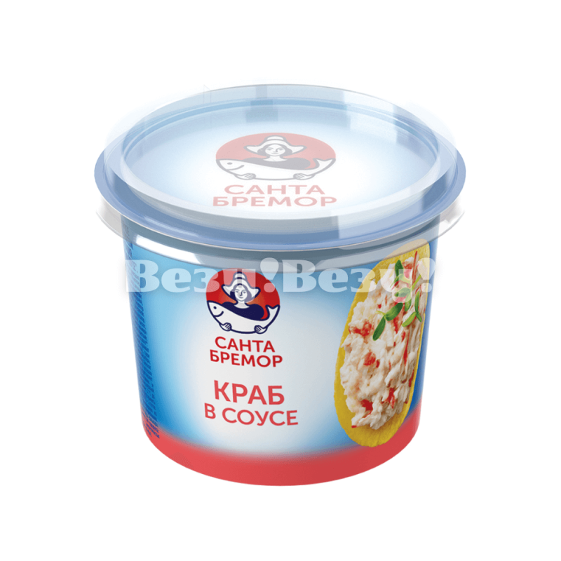 Паста с мясом крабовым имитация Краб в сливочном соусе 150г